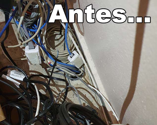 network cable mess